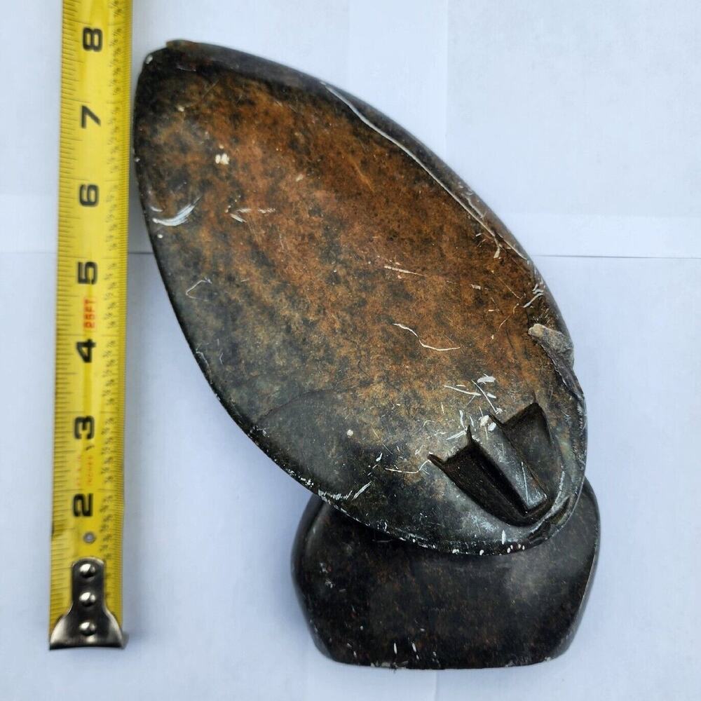 Stone sculpture signed by Sculptor Hebert G. 8" X 4.5